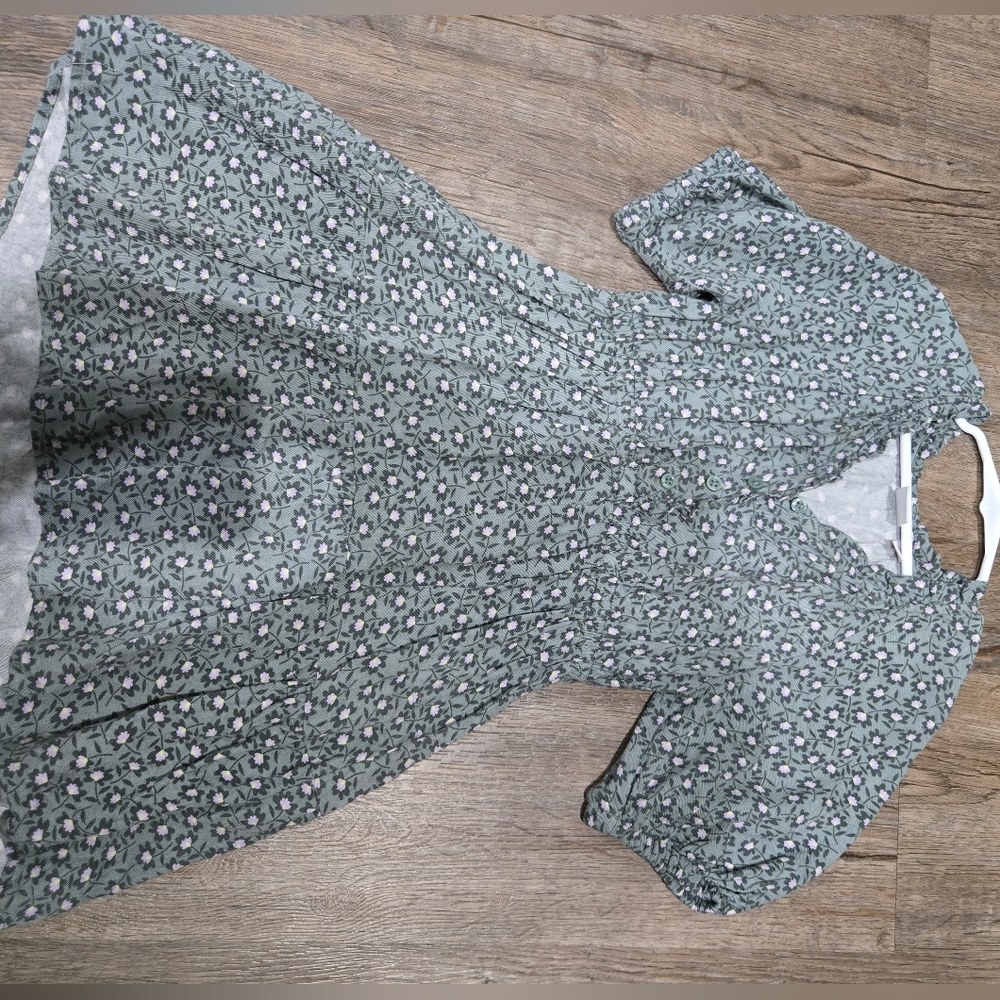 GAP Kids Casual Dress - Green Floral